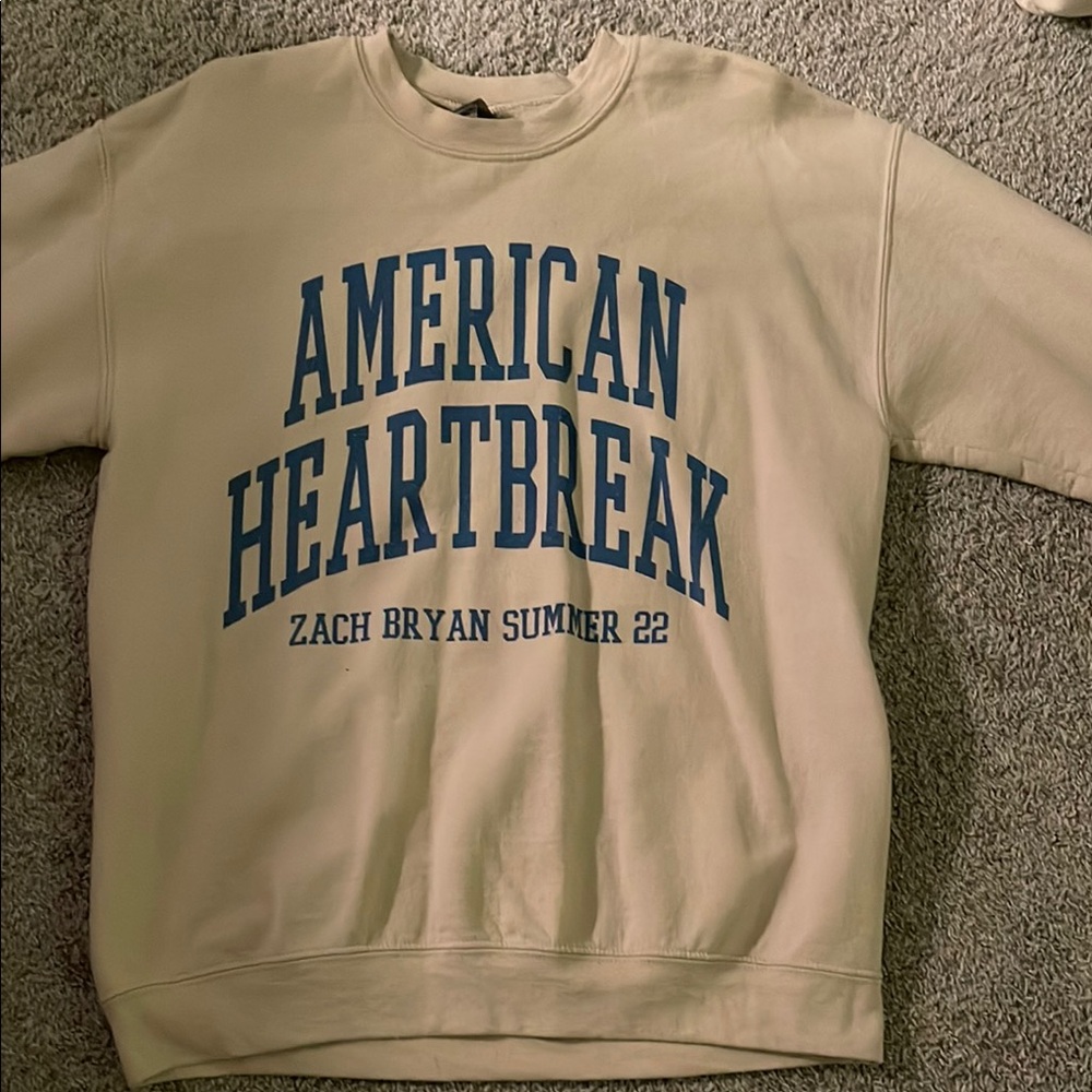 American Heartbreak Cream Sweater